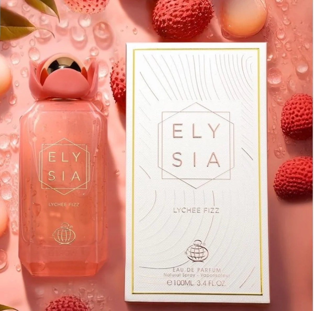 Elysia Lychee Fizz - Fragrance World 100ml Edp - Image 2