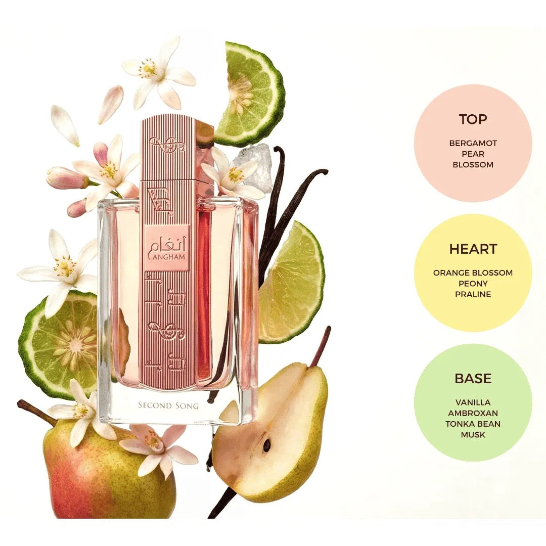 Angham Second Song By Lattafa 100ml EDP - Image 2