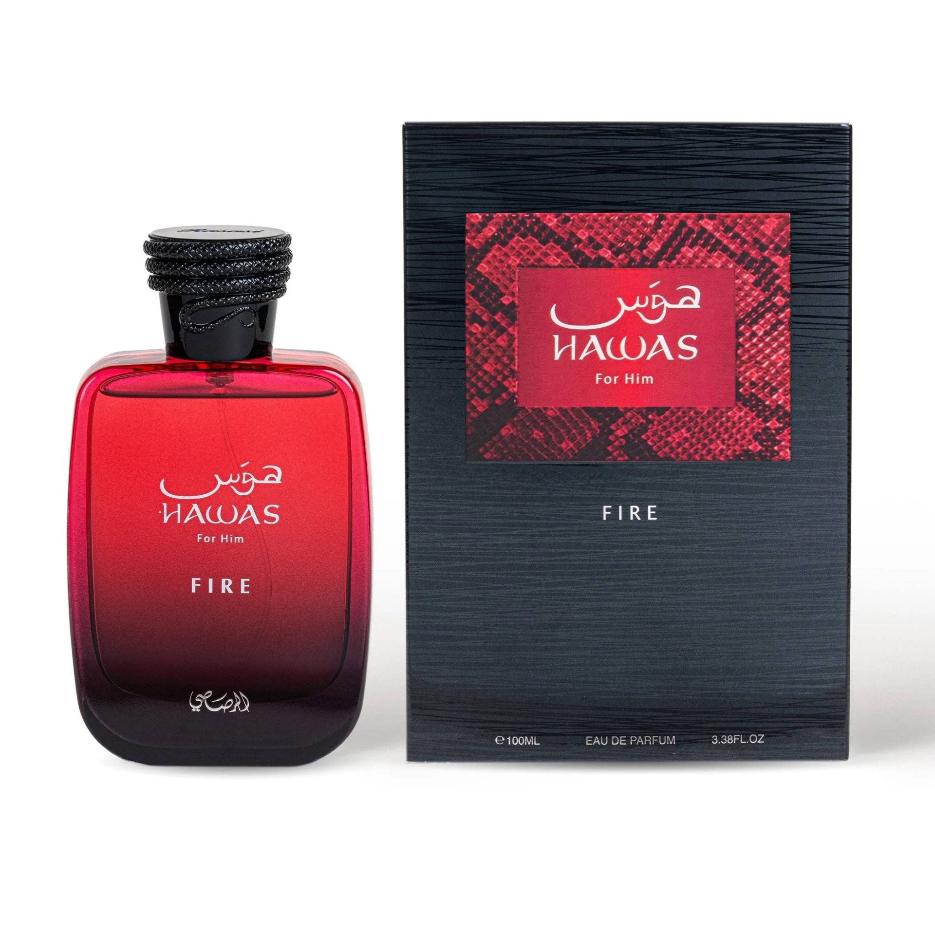 Hawas Fire For Him - Rasasi 100ml - Image 2