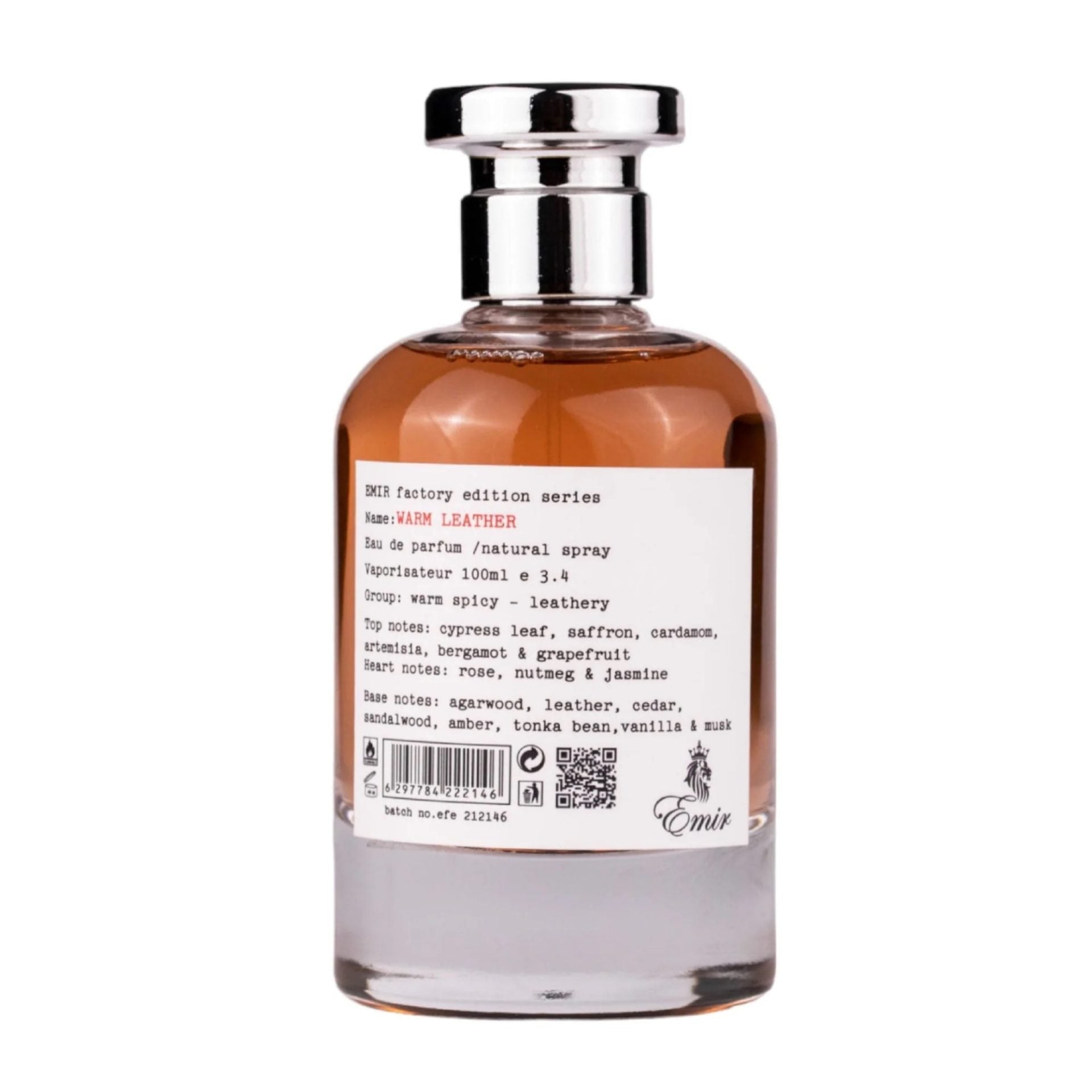 Warm Leather  By Emir 100ml