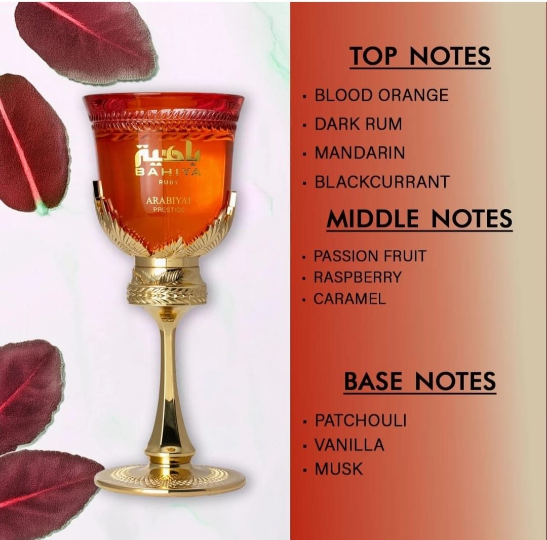Bahiya Ruby Eau De Parfum By Arabiyat Prestige - Image 4
